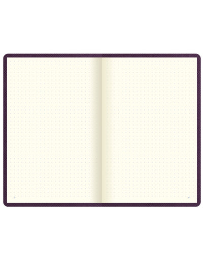 Letts Legacy Book Dotted Notebook Purple Dotted Pages#colour_purple