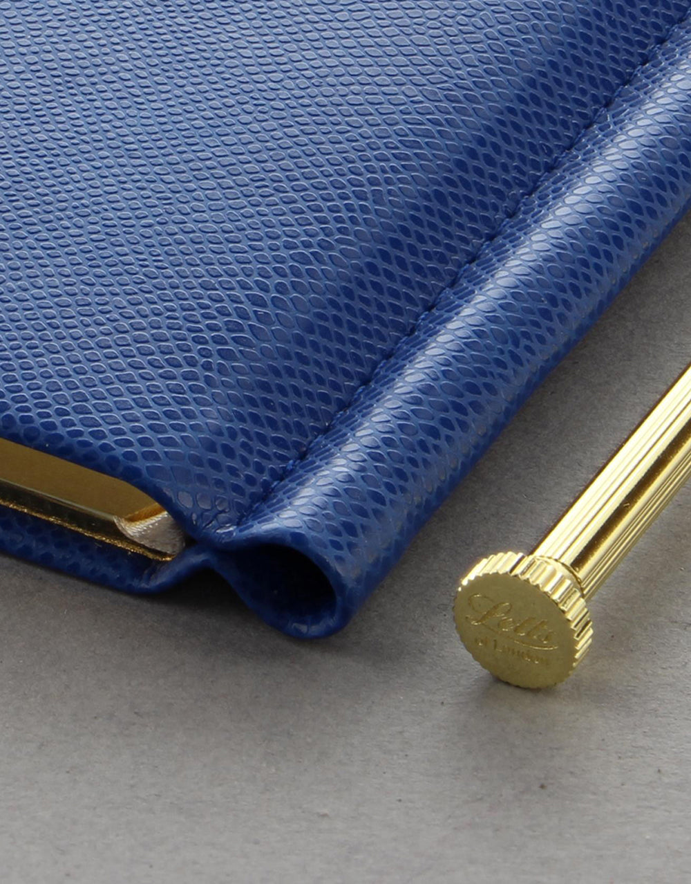 Legacy Slim Pocket Ruled Notebook Blue with Pen#colour_blue