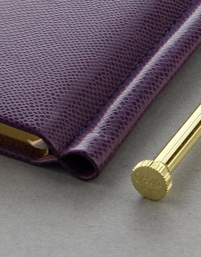 Legacy Slim Pocket Password Book Purple with Pen#colour_purple