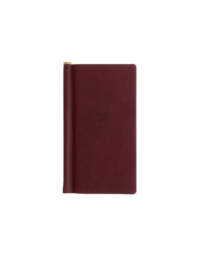 Origins Slim Pocket Plain Notebook Chocolate Brown