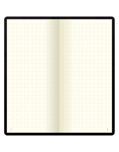 Origins Slim Pocket Dotted Notebook Black Dotted Pages#colour_black