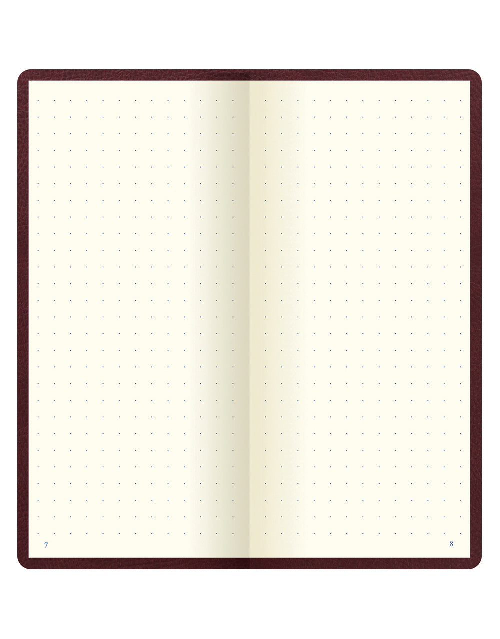 Origins Slim Pocket Dotted Notebook Chocolate Dotted Grid#colour_chocolate