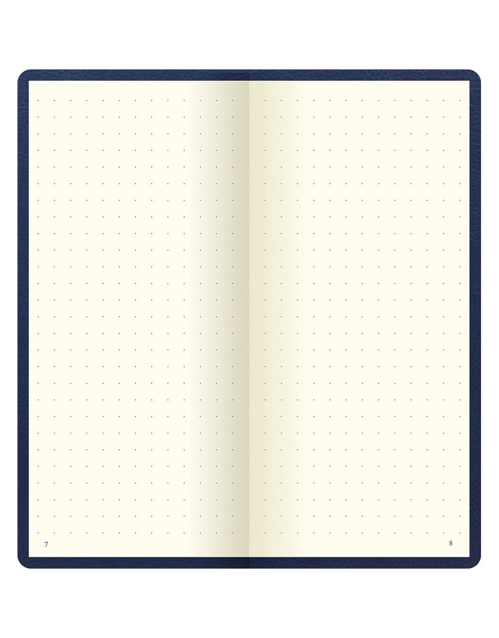 Origins Slim Pocket Dotted Notebook Navy Dotted Pages#colour_navy