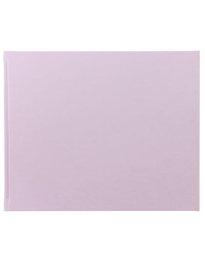 Pastel Quarto Landscape Plain Guest Book Lilac#colour_lilac