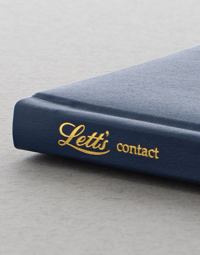 Signature A5 Address Book in Dark Blue by Letts of London#colour_blue