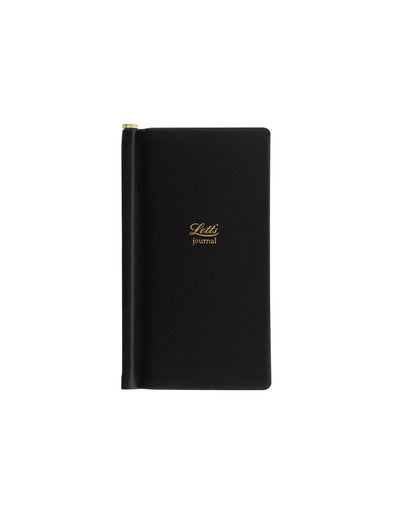Legacy Slim Pocket Dotted Notebook Black#colour_black