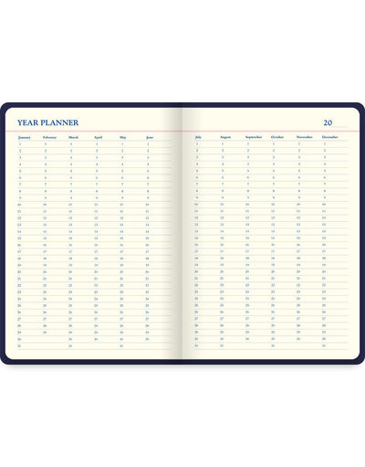 Icon A5 5 year Diary Navy Year Planner#colour_navy