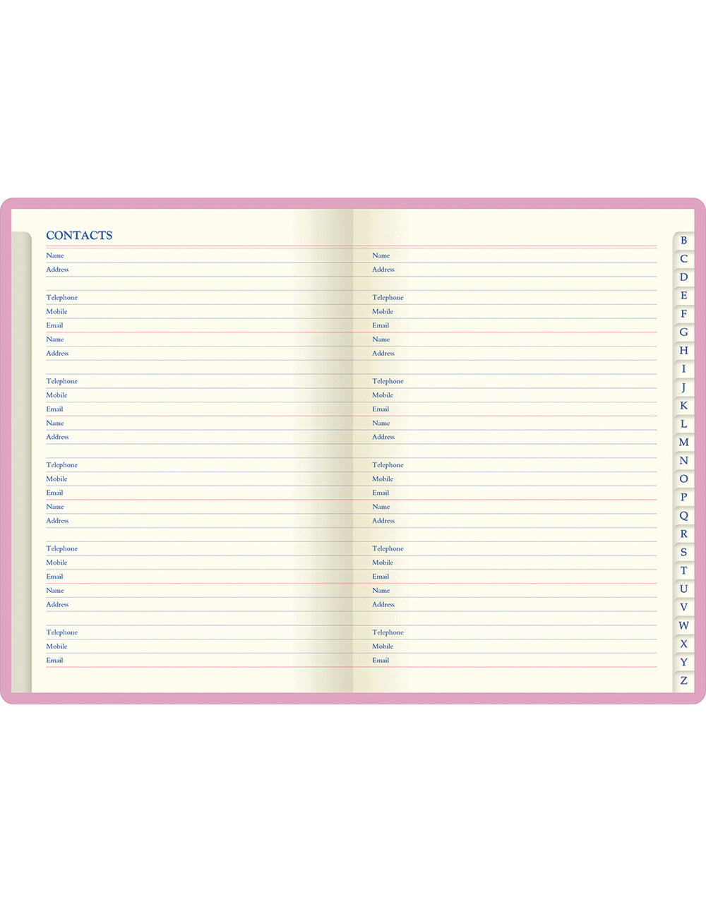 Icon A5 Address Book Pink Inside#colour_pink