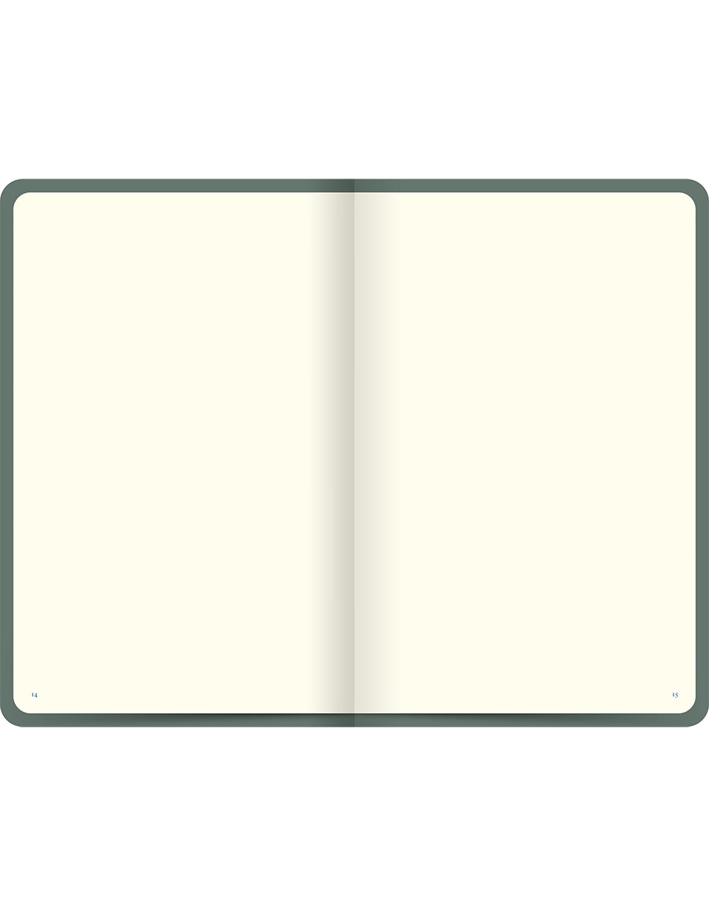Icon Book Plain Notebook Green Inside#colour_green