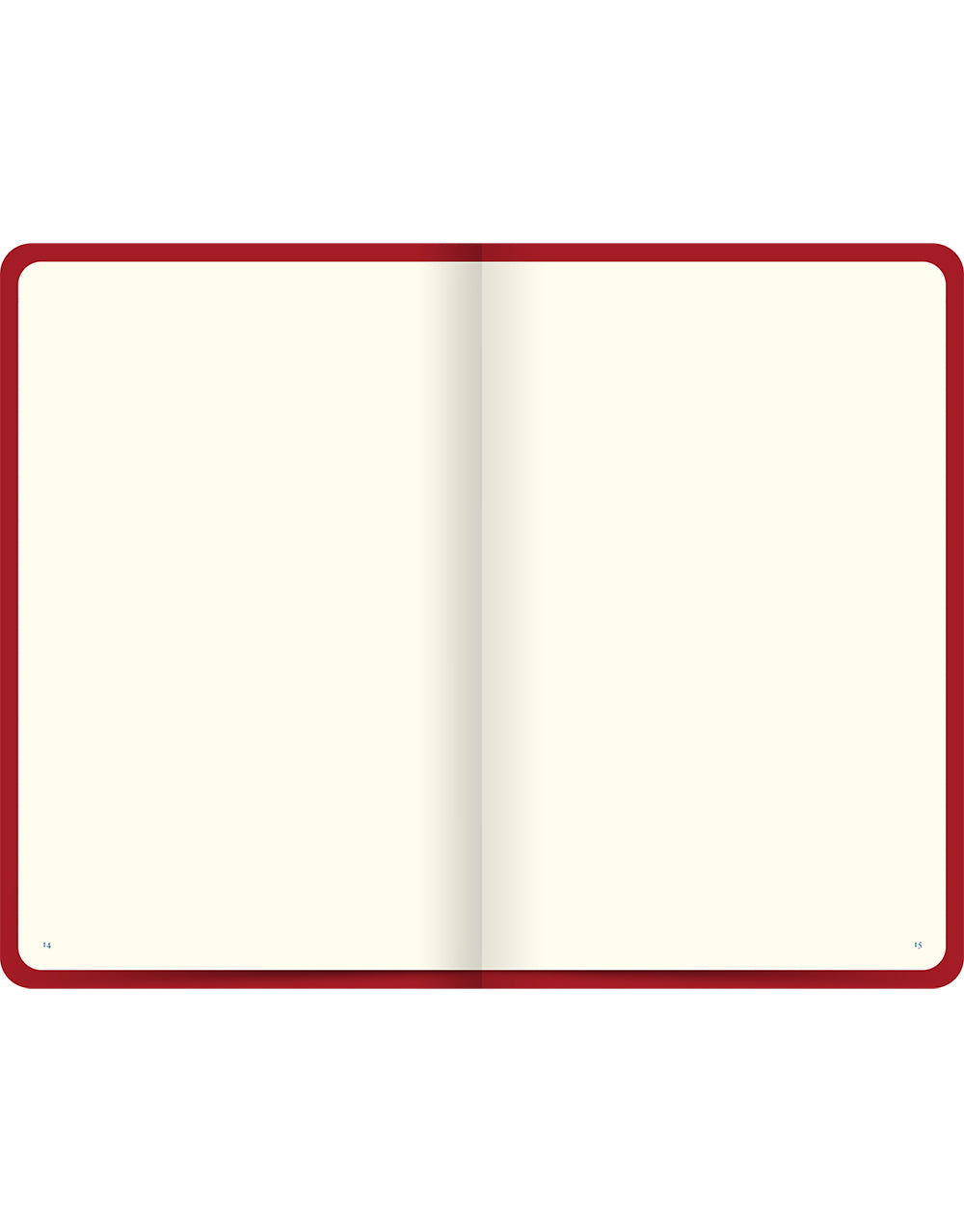 Icon Book Plain Notebook Red Inside#colour_red