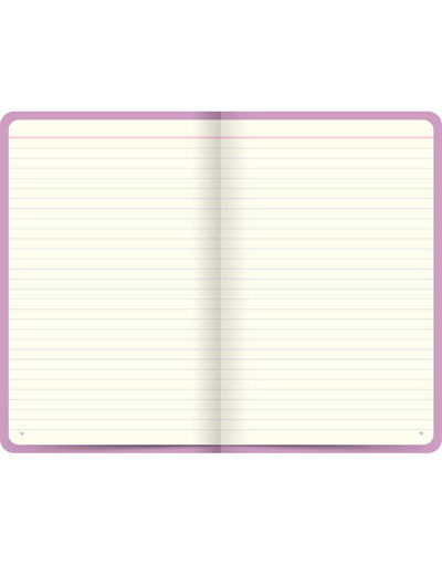 Icon Book Ruled Notebook Pink - Inside#colour_pink