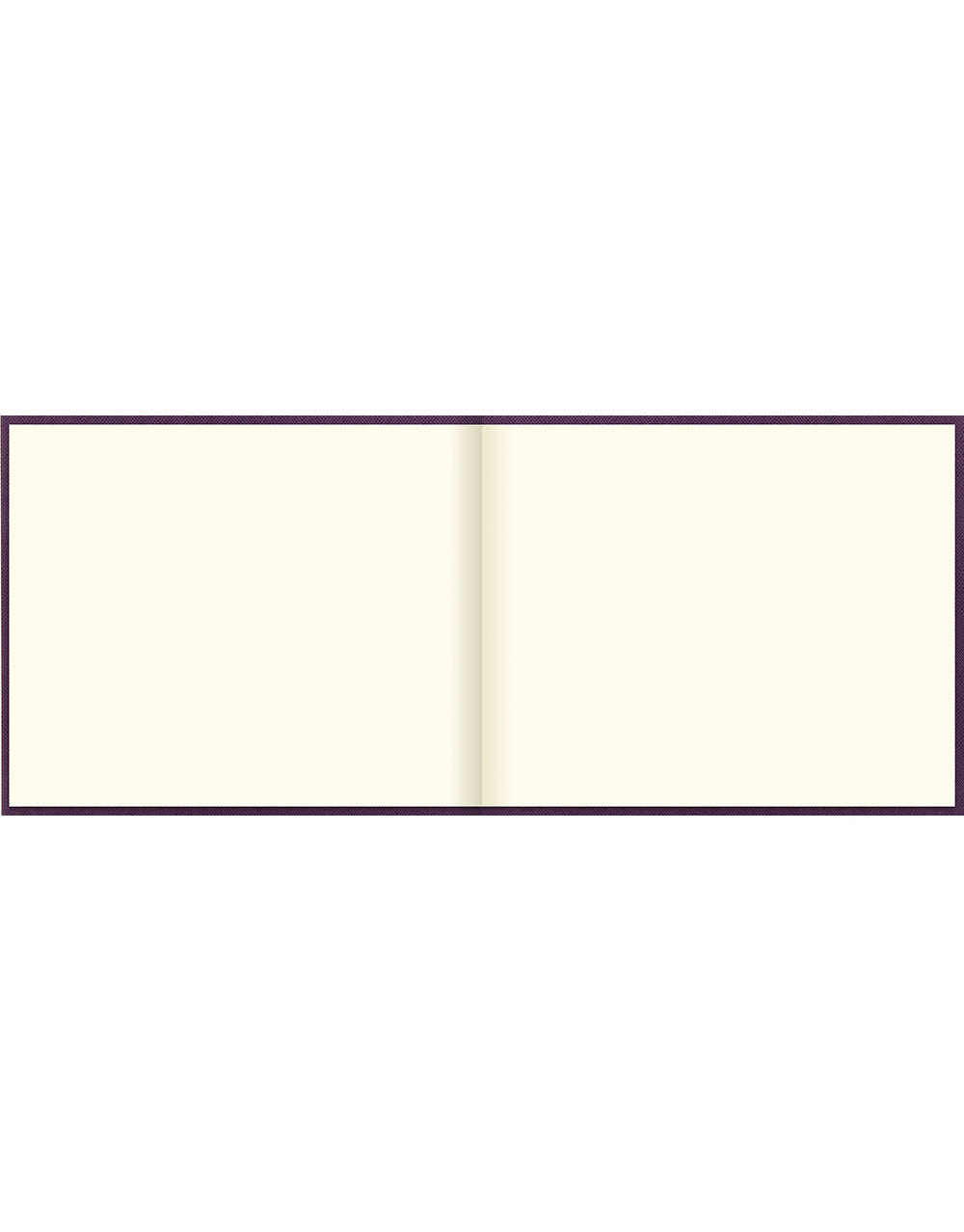 Legacy Quarto Landscape Plain Guest Book Purple Inside#colour_purple
