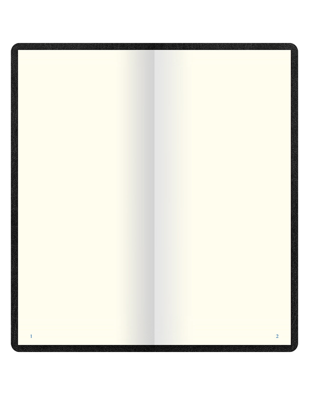 Origins Slim Pocket Plain Notebook Black Inside pages#colour_black