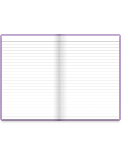 Pastel A5 Ruled Notebook Lilac#colour_lilac